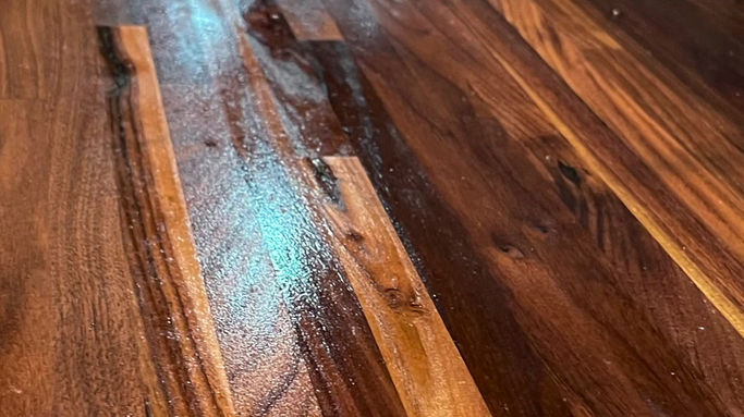 Dees stained countertop